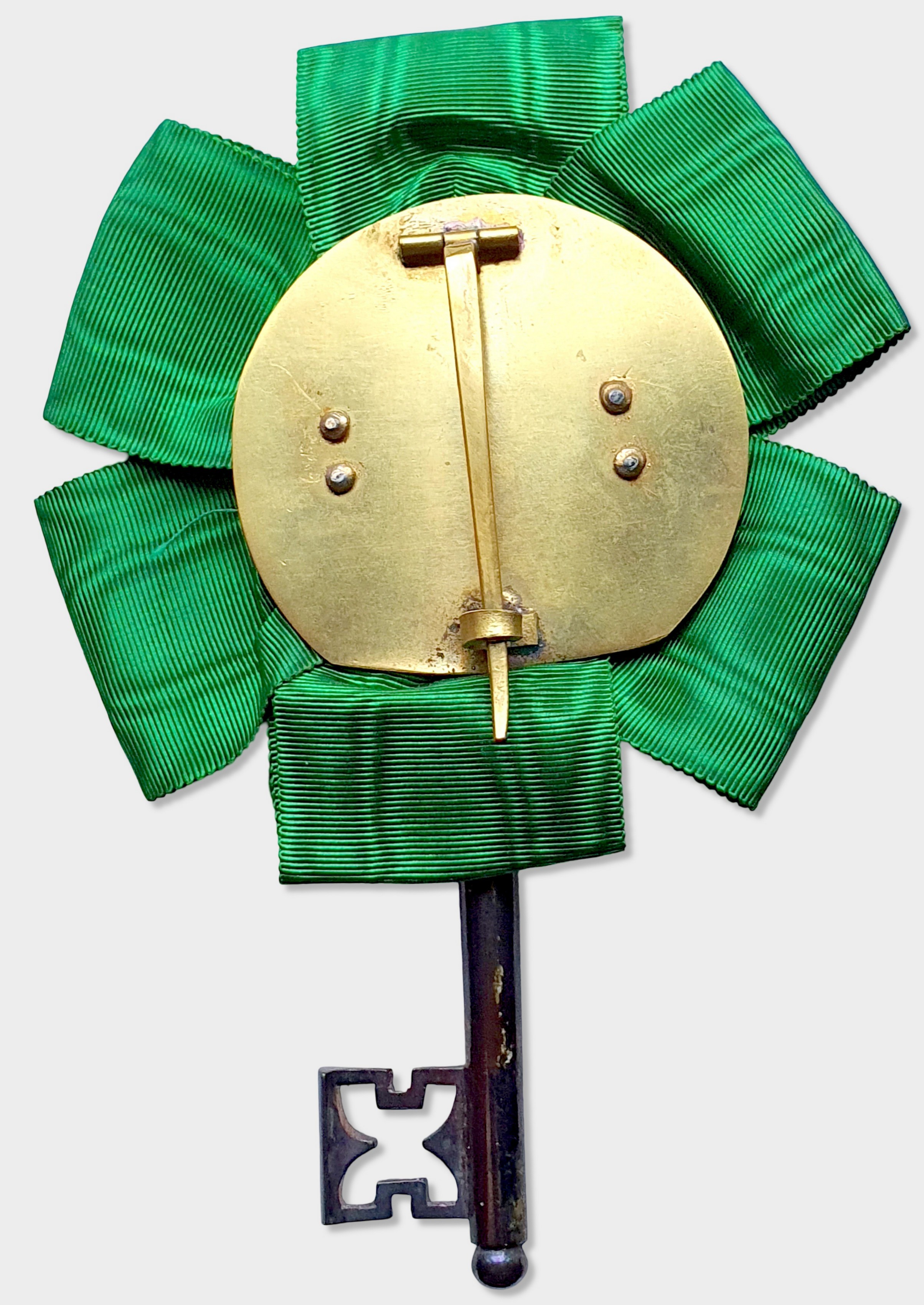 Reide mit dem sächsischen Wappen unter der Krone